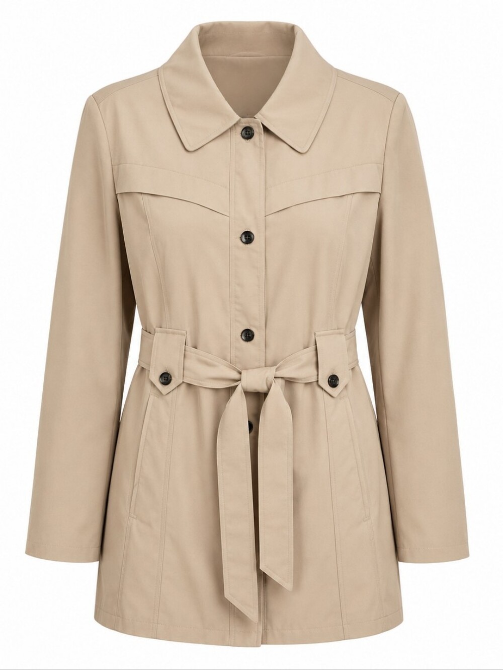 London Fog Classic Tan Trench Coat Size XXL